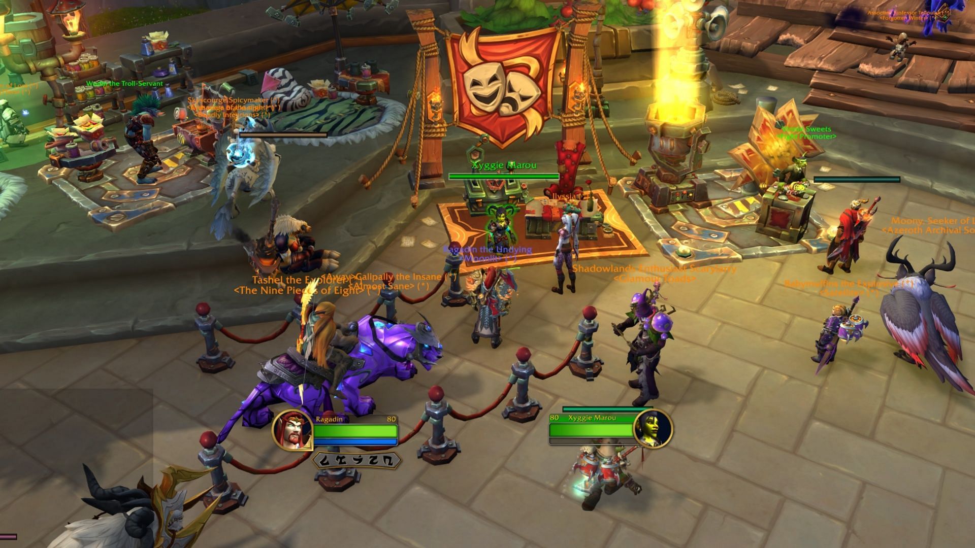 It all starts with Xyggie - she gets you into the event (Image via Blizzard Entertainment)